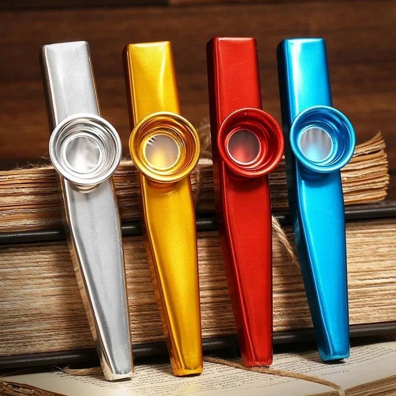 SLADE Metal Musical Instrument Kazoo with Flute Diaphragm