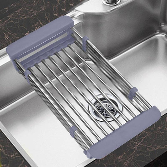 Adjustable Stainless Steel Over Sink Basket - Pear & Park