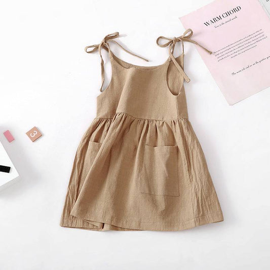 Simple Solid Colour Summer Dress - Pear & Park