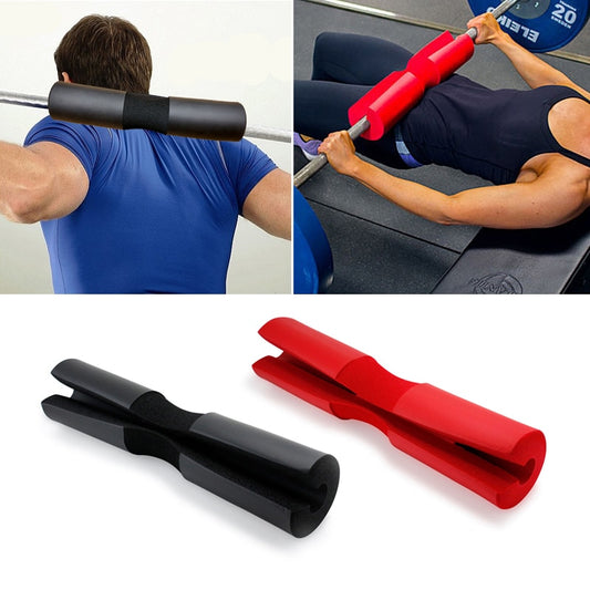 1PC Foam Padded Barbell Cover For Women Men Gym Weight Lifting Squat Shoulder Support Black Red Gym Fitness Gimnasio Accessories - Pear & Park