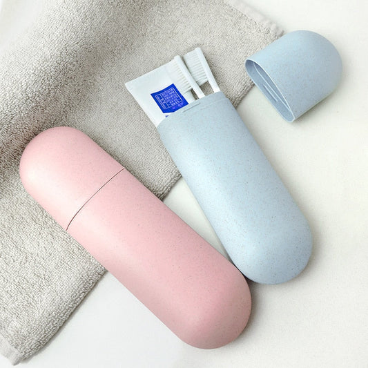 Large Toothbrush Tube Cover Case Cap Fashion Plastic Suitcase Holder Baggage Boarding Portable organizer Travel Accessories - Pear & Park