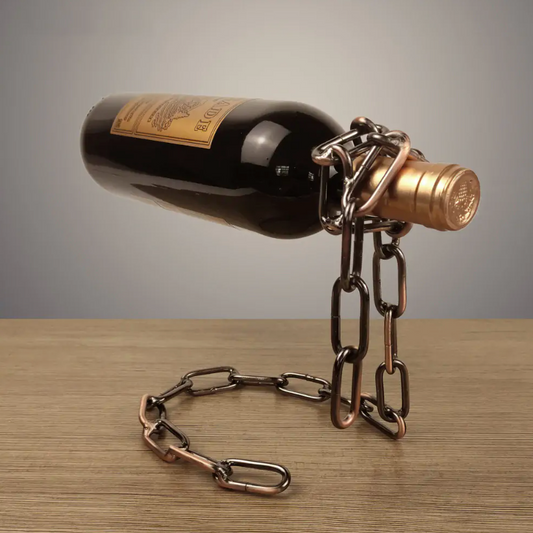 Magic Iron Chain Wine Bottle Holder - Pear & Park
