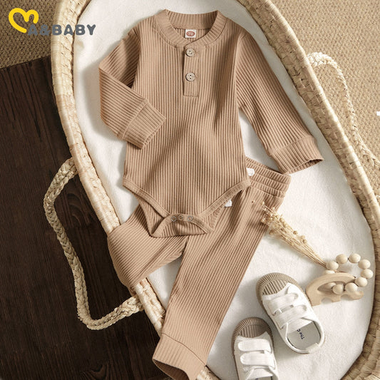 Knitted Romper & Pants Set - Pear & Park