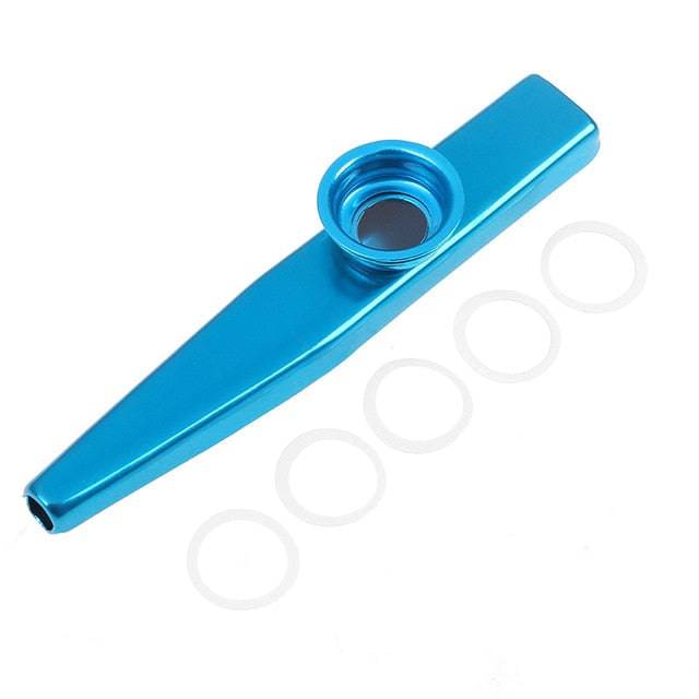 Kazoo For Kids,Metal Kazoo Musical Instruments, A Good Companion for Guitar  Durable Metal Kazoo Flute Mouth Music Instrument Accessory Children