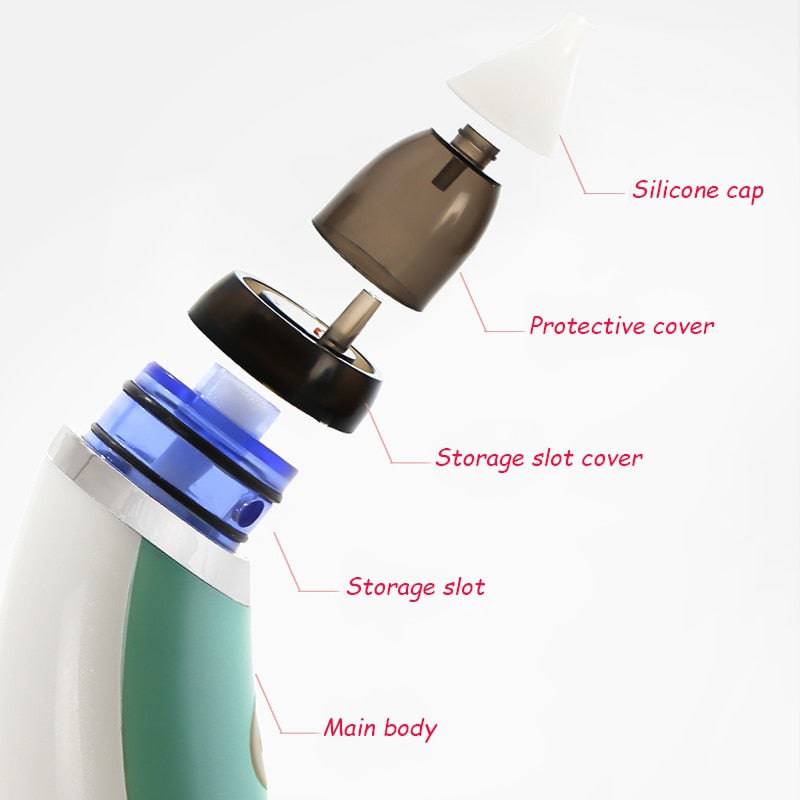 Electric Newborn Baby Nasal Aspirator Nose Cleaner Safe Hygienic Snot  Sucker